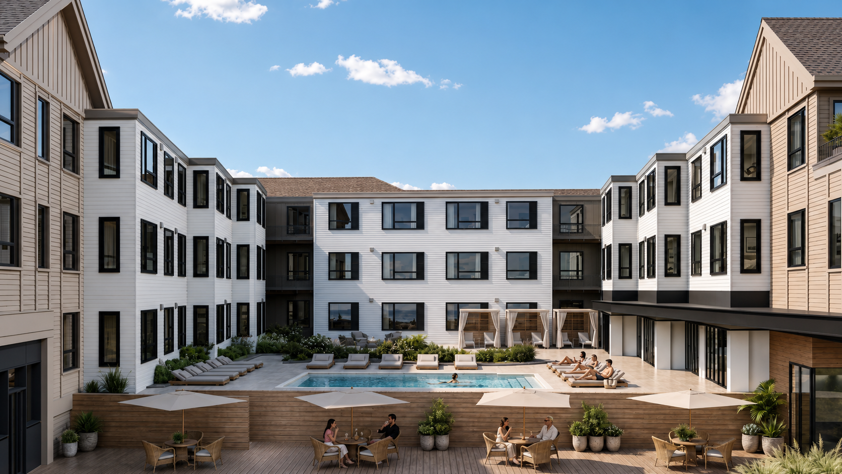 Paragon Hull Pool Amenity Space